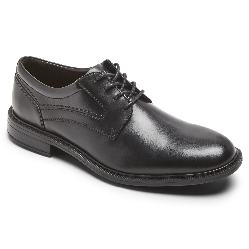 Rockport Oxfords For Mens Black - Parsons Plain Toe - ZC5394016